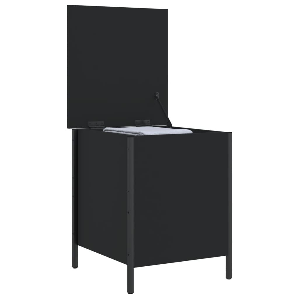 Storage Bench Black 40x42.5x50 cm Engineered Wood Price