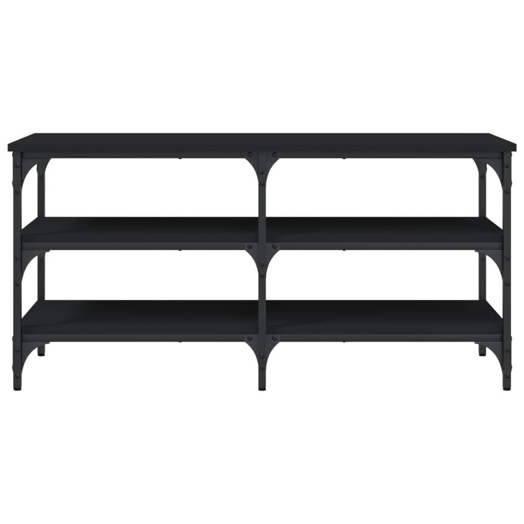 Shoe Bench Black 100x38.5x49 cm Engineered Wood Price