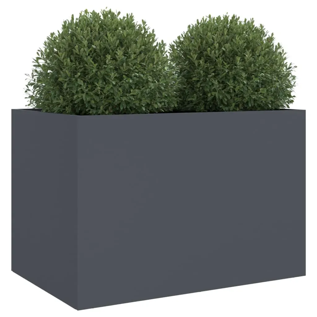 Planter Anthracite 62x47x46 cm Steel Price
