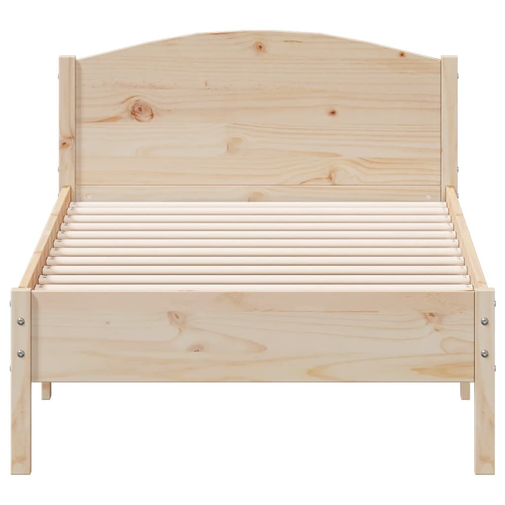 Bed Frame without Mattress 90x190 cm Solid Wood Pine Price