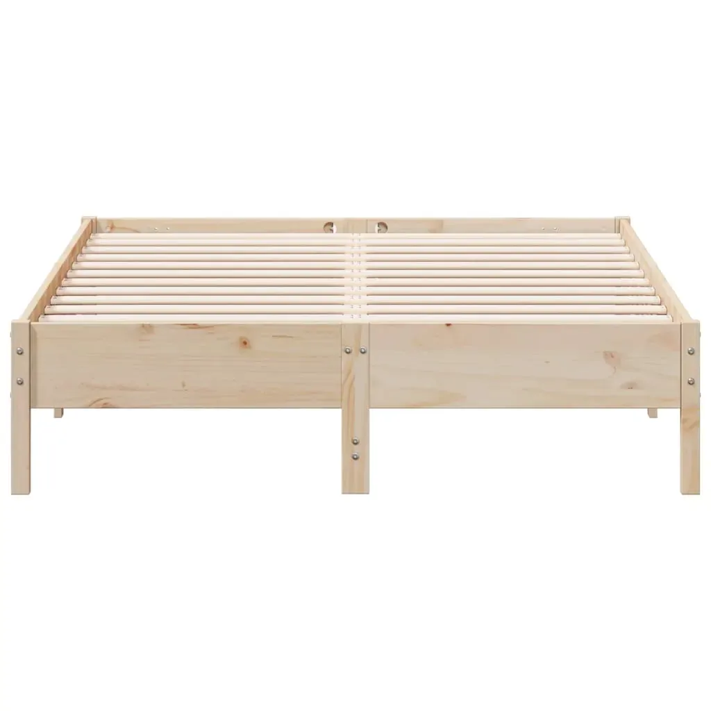 Bed Frame without Mattress 150x200 cm Solid Wood Pine Price
