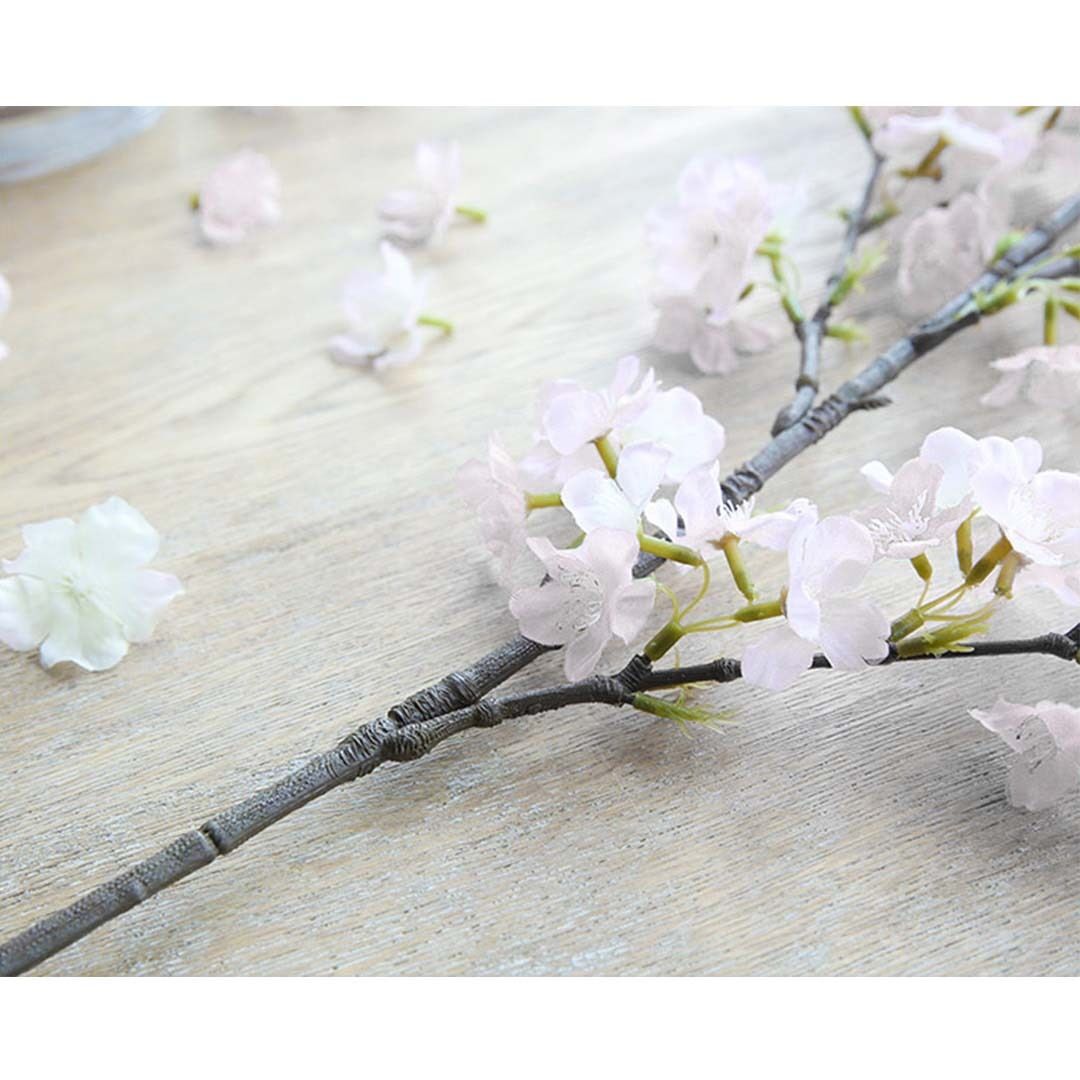 10x artificial silk flower fake cherry blossom bouquet table decor white Price