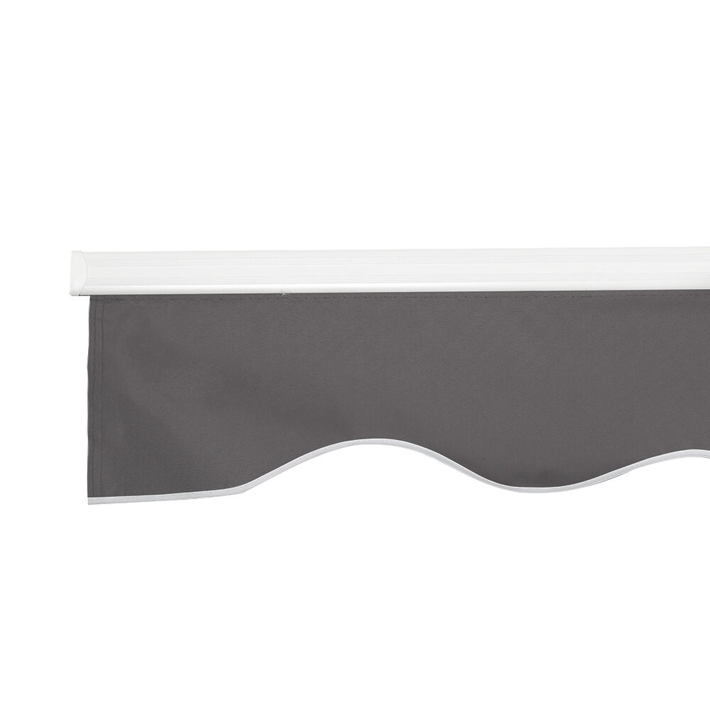 Retractable Folding Arm Awning Manual Sunshade 4.5Mx3M Grey Price