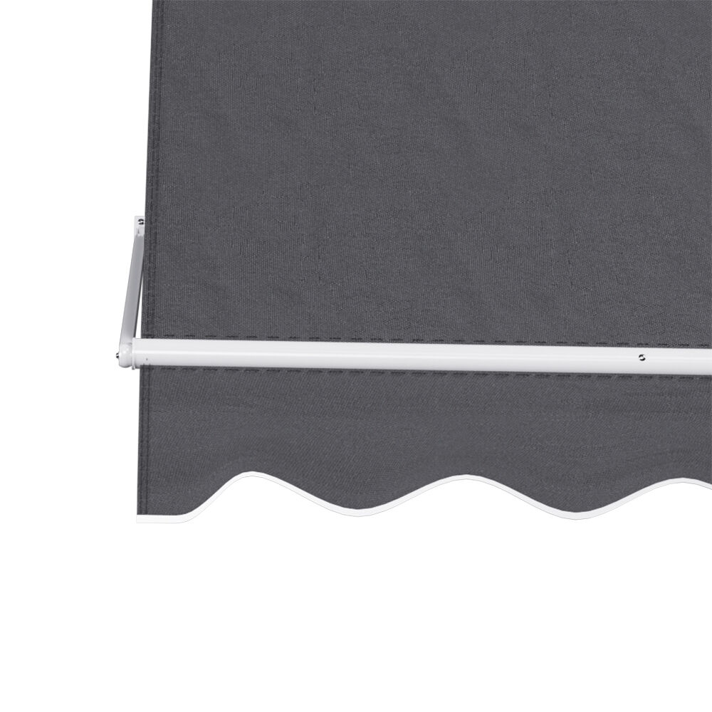 Retractable Fixed Pivot Arm Window Awning Outdoor Blinds 2.1X2.1M Grey Price