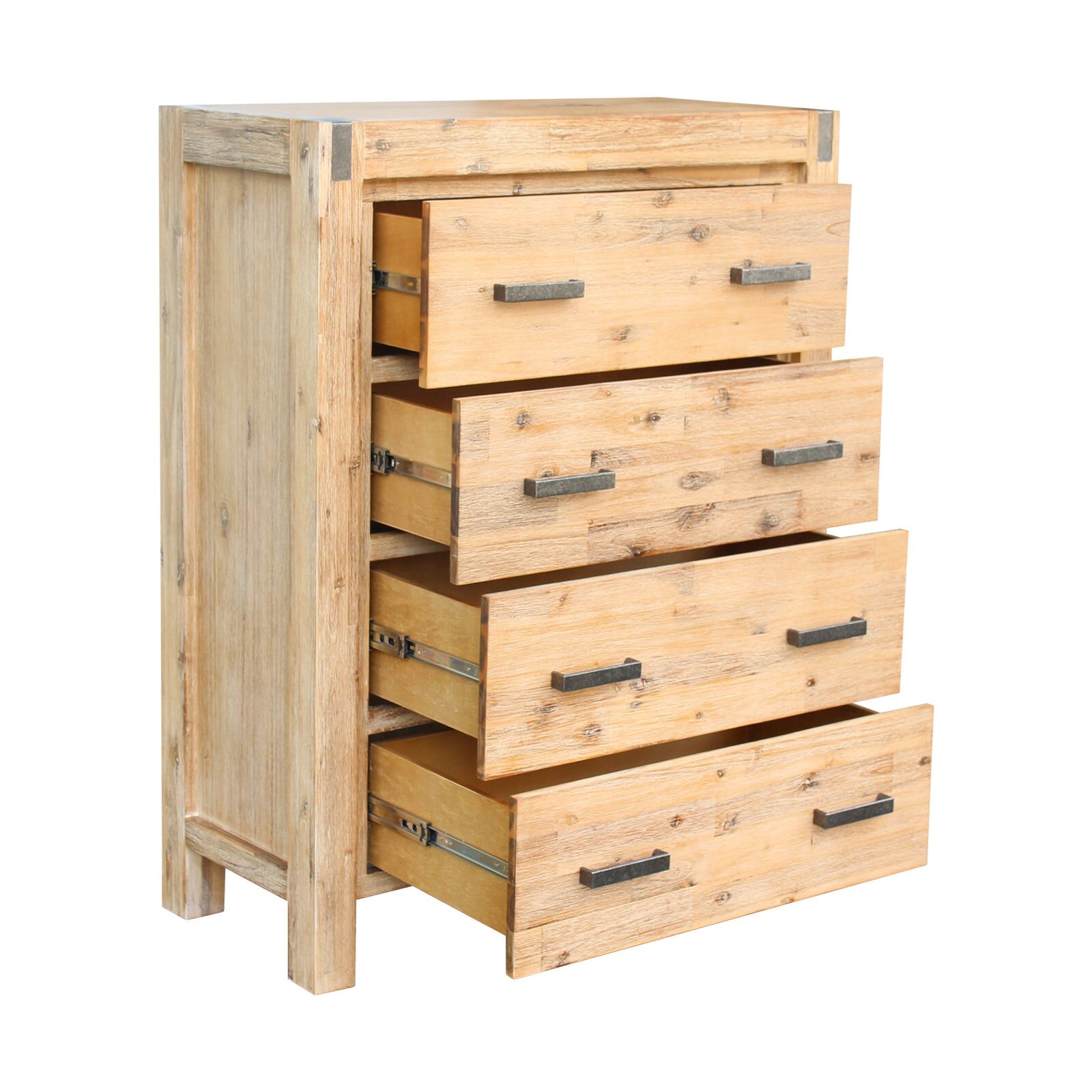 Nowra 4 Pieces Single Size Bedroom Suite Oak Colour Price