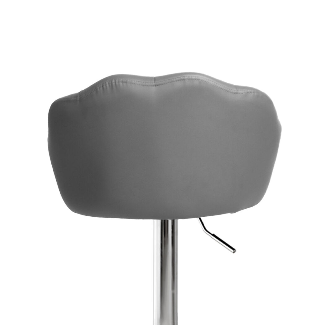 2x bar stools kitchen gas lift grey Price