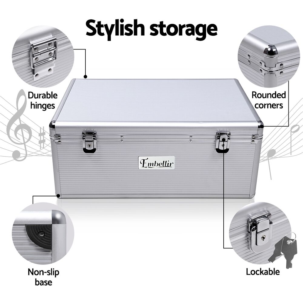Embellir CD Case DVD Cases Storage Box 500 Discs Aluminium Case DVD Folders Price