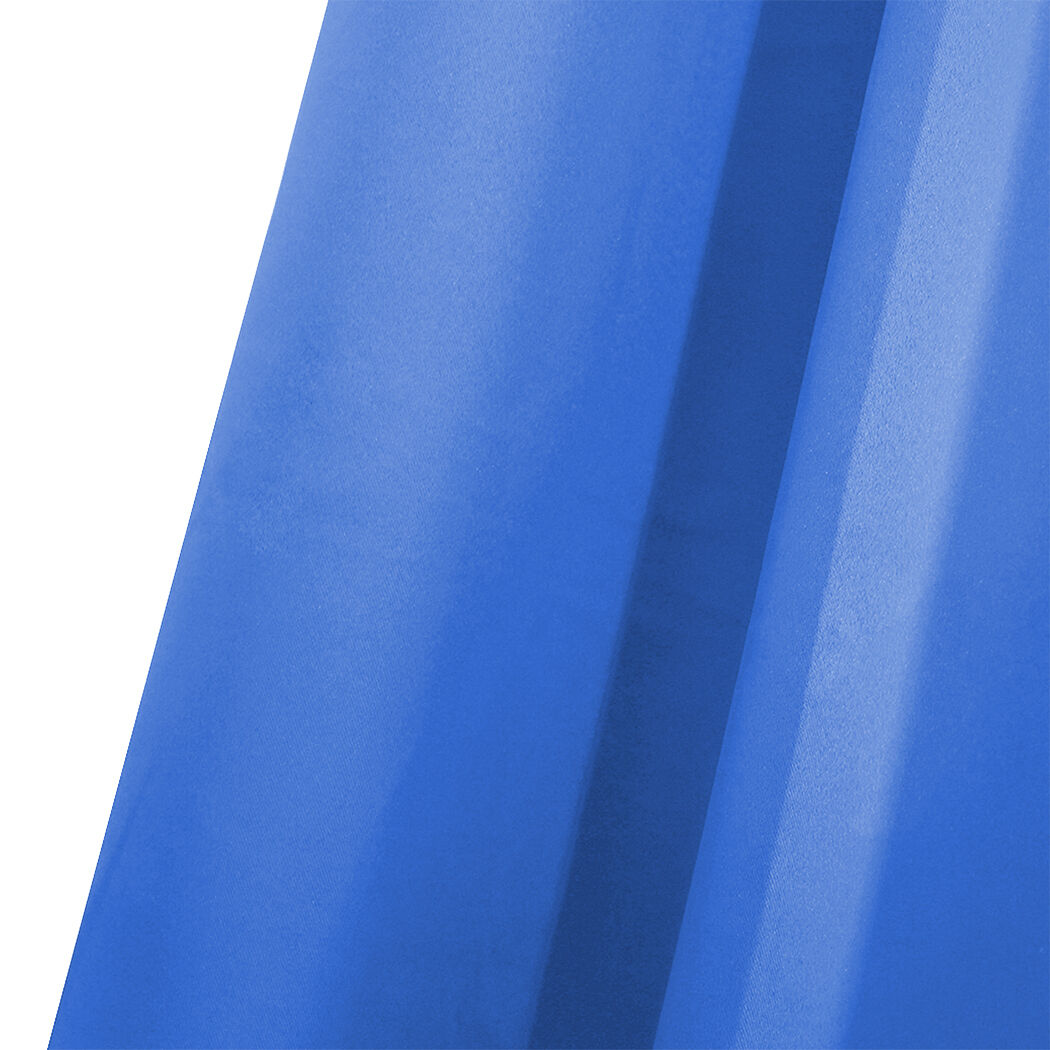 2x blockout curtains panels 3 layers blue Price