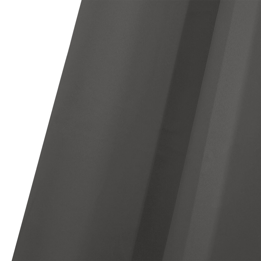 2x blockout curtains panels 3 layers charcoal cd1003-300x230-gy Price