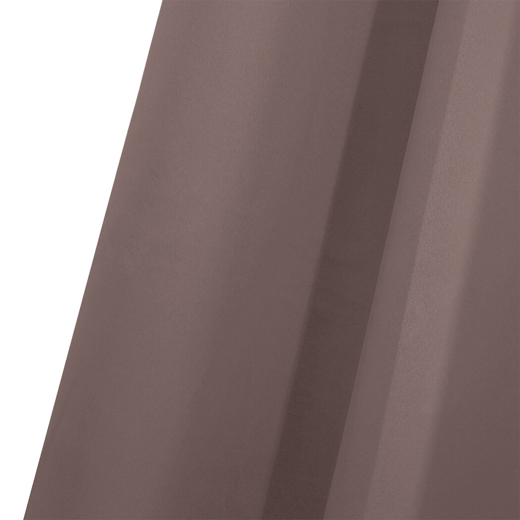2x blockout curtains panels 3 layers taupe cd1003-300x230-gy Price