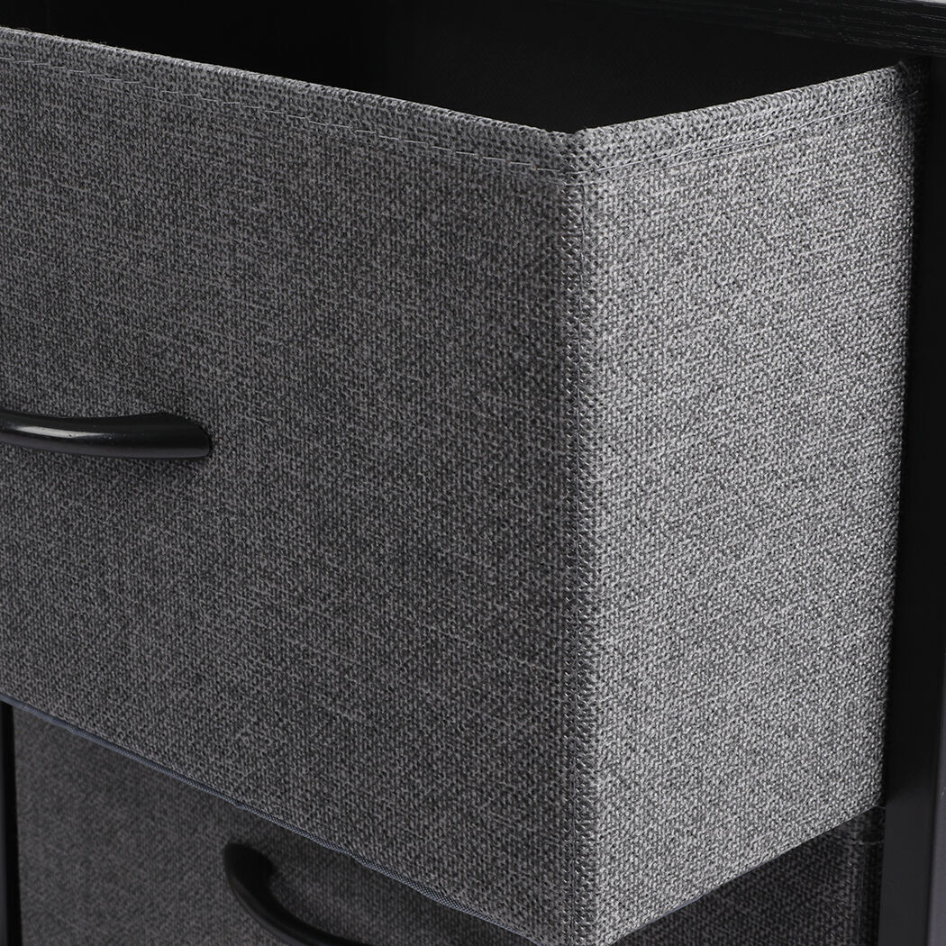 Storage Cabinet Tower Chest Dark Grey Price
