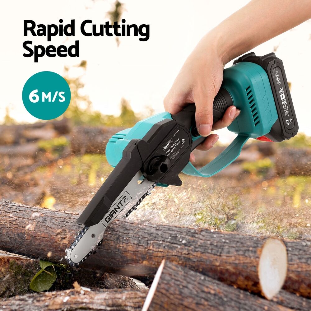 6" Mini Cordless Electric Chainsaw Rechargeable Wood Cutter Price