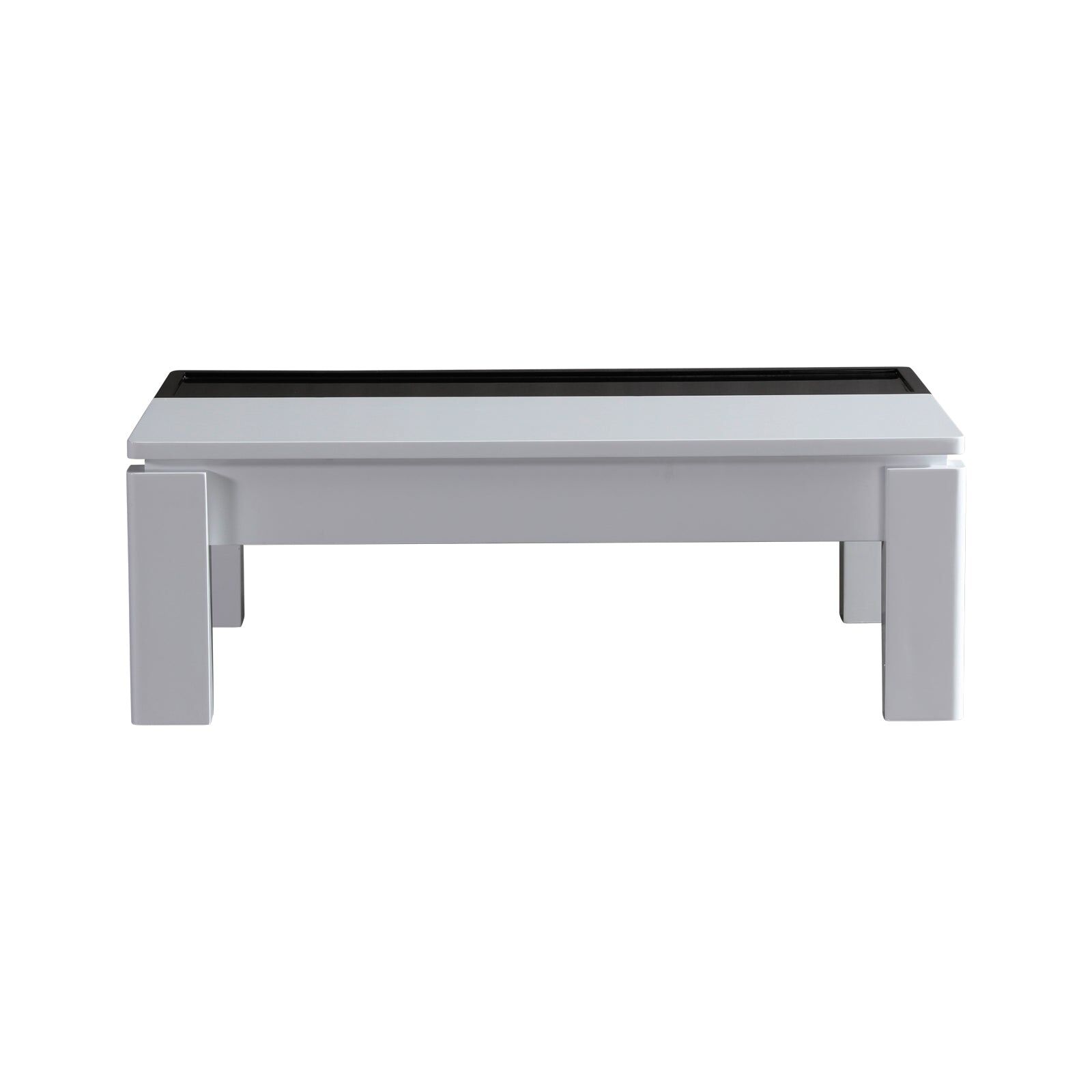 Grandora Coffee Table Black & White Glossy Colour Price