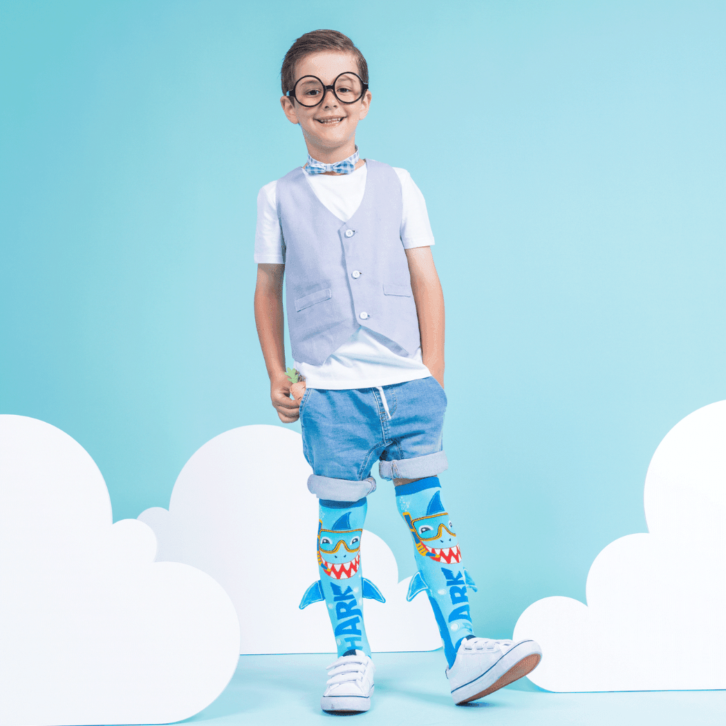 Shark Socks With Spikes Kids & Adults Age 6 - 99 Price
