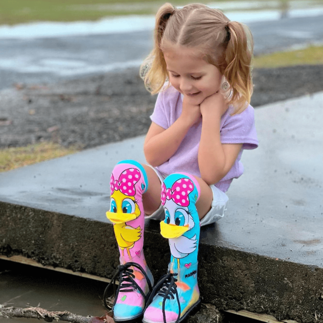 Fluffy Duck Socks With Bill Toddler Ages 3 - 5 Price