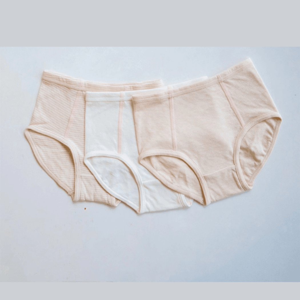 Organic Cotton Kids Underwear Camel Briefs - Girl 130 Price