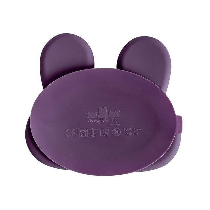 Bunny Stickie Plate Plum Price