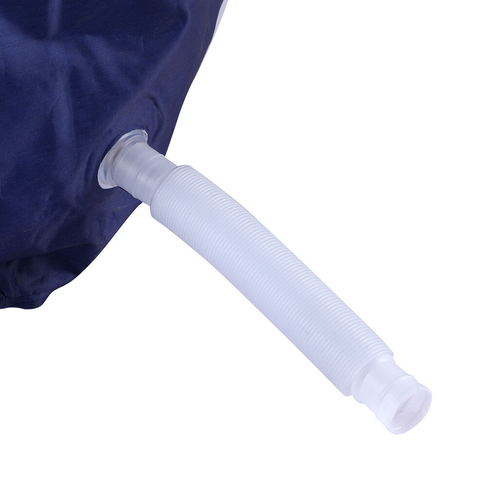 Foldable Bathtub PVC Spa Bucket Inflatable Cushion 114x62cm Navy Blue Price
