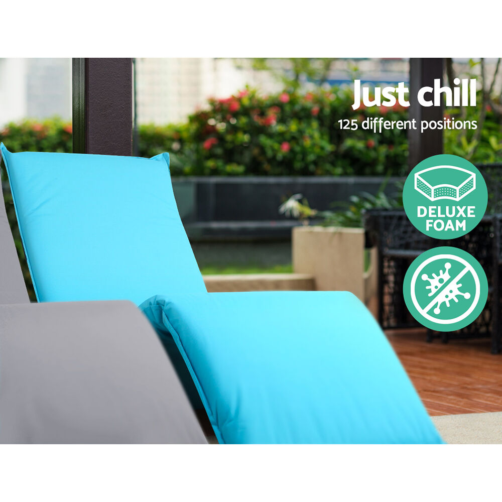 Floor Lounge Sofa Camping Chair Blue Price