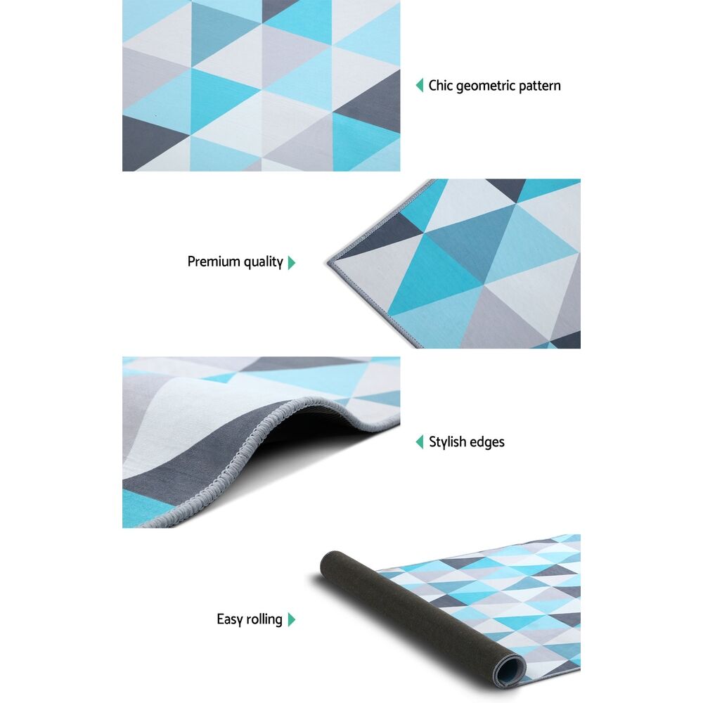 Artiss Rug 200x290cm Area Rug Large Carpet Soft Short Pile Modern Tria Price