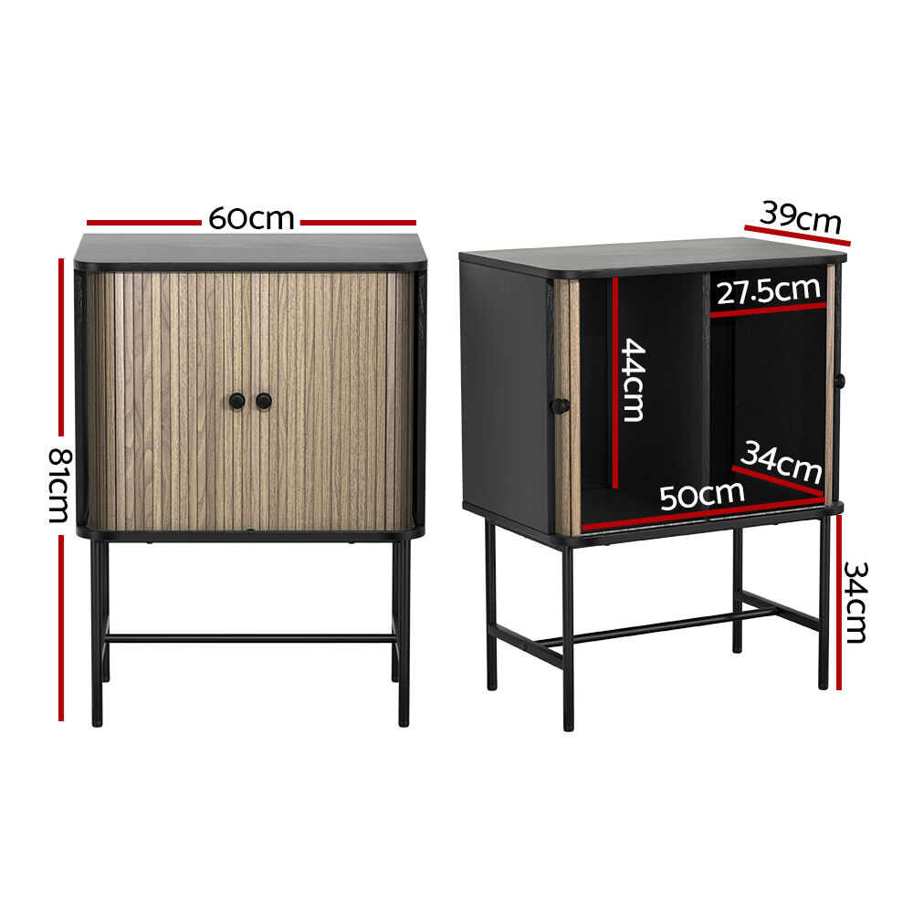Buffet Sideboard Cupboard Cabinet Sliding Doors Pantry Storage BORIS Price