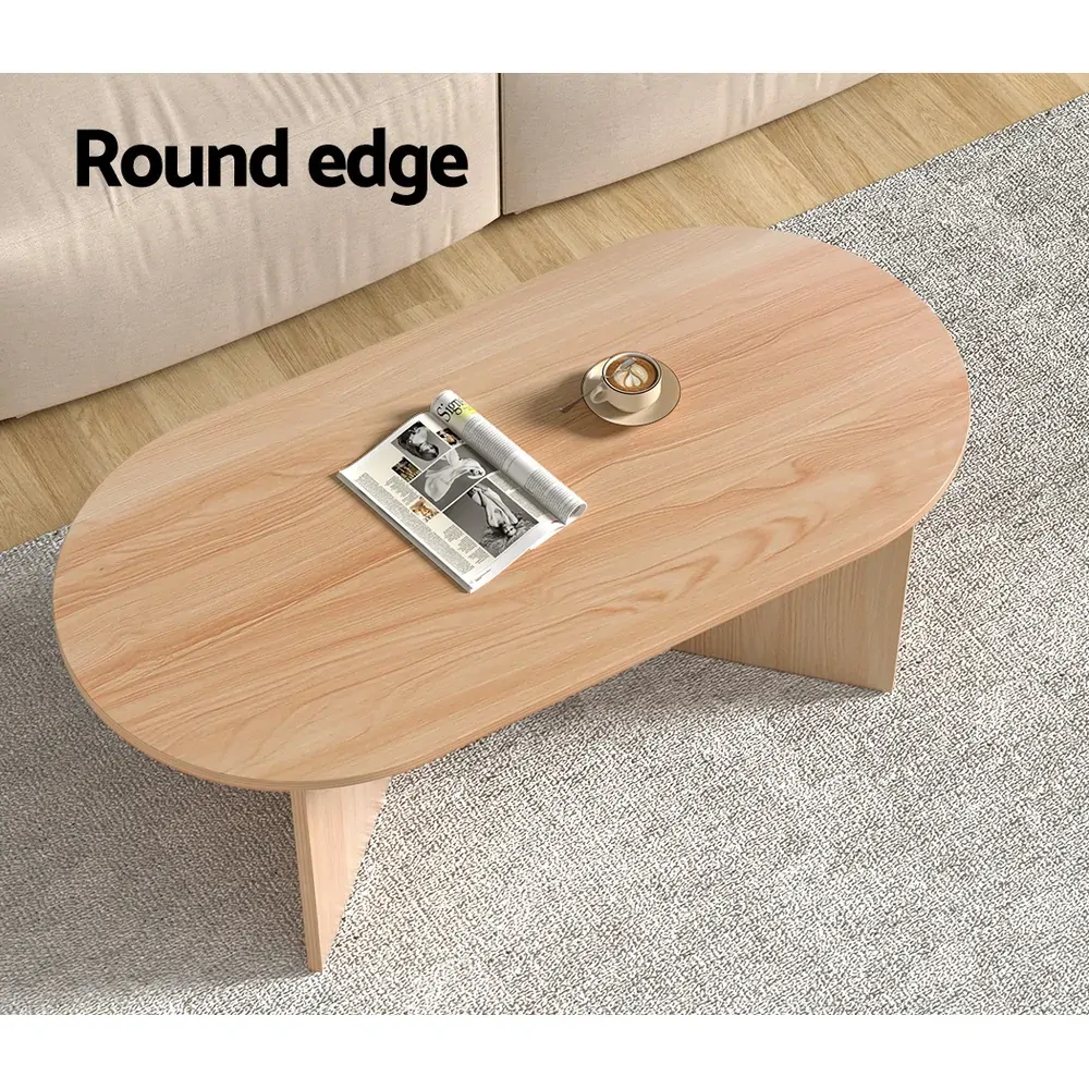 Coffee Table Oval 110CM Pine Alva Price