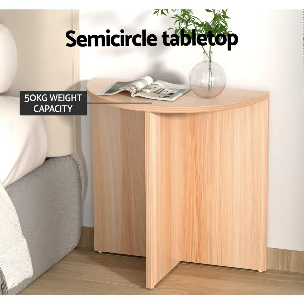 Coffee Table Semi-circle 48CM Pine Elva Price