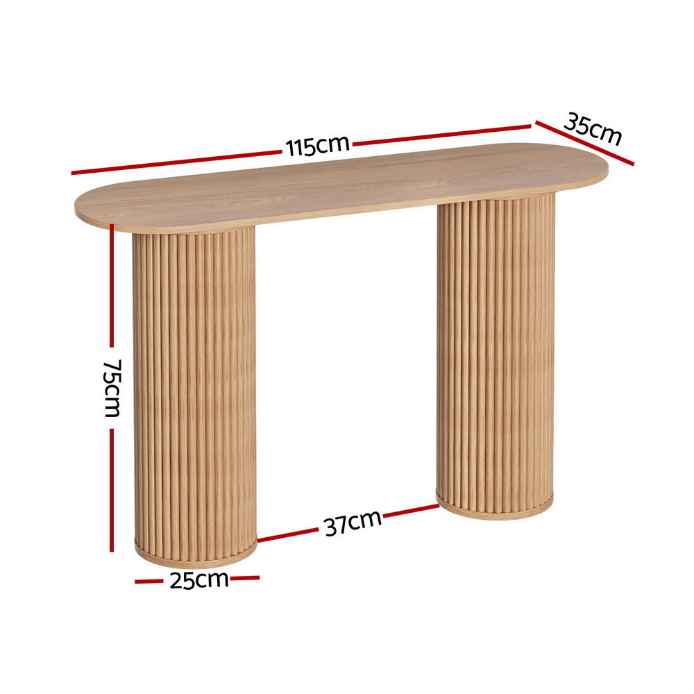 Console Table Oval 115CM Pine Blake Price