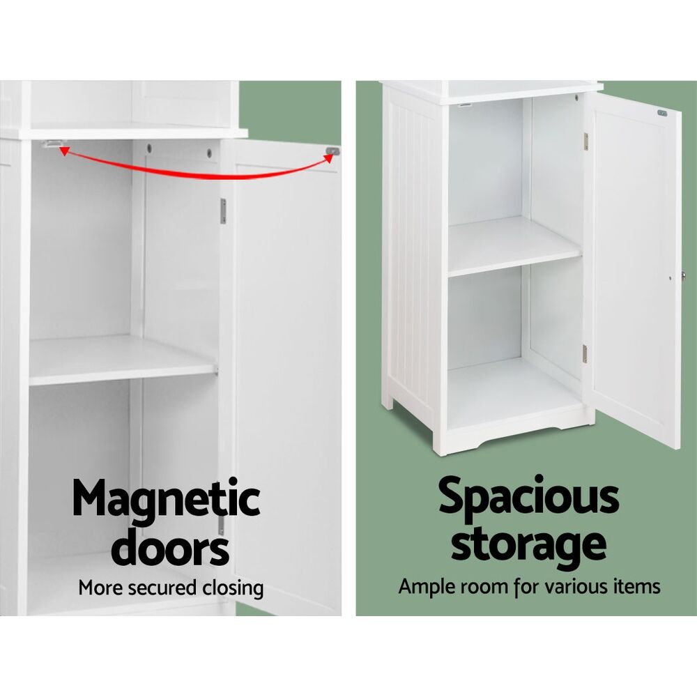 Artiss Bathroom Cabinet Storage 160cm White Price