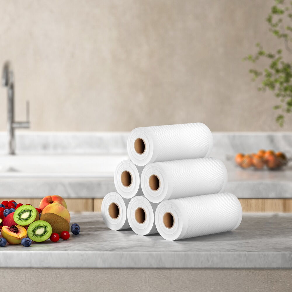 6 Rolls Food Vacuum Sealer Bags Storage Saver Heat Sealing Bag Pack 15CMX6M Price