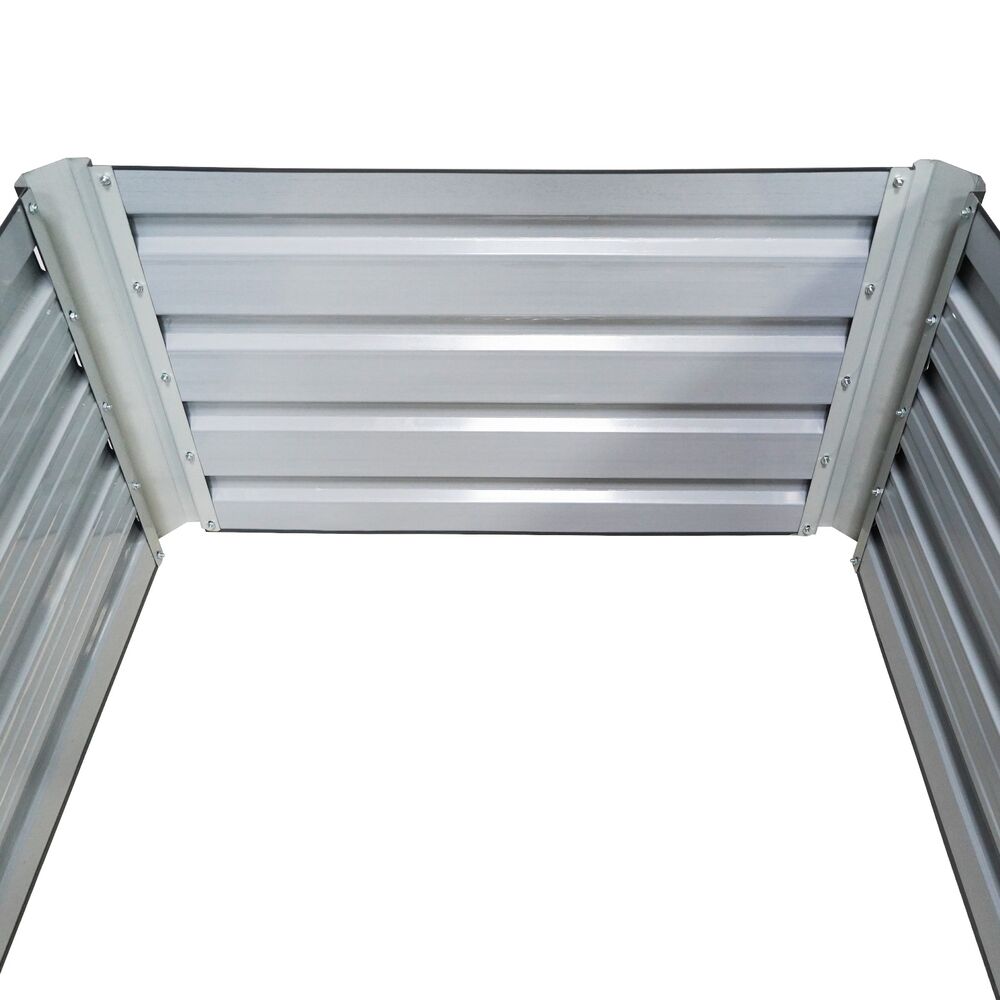 Green Fingers Garden Bed 320X80X45cm Planter Box Raised Container Galvanised Herb Price