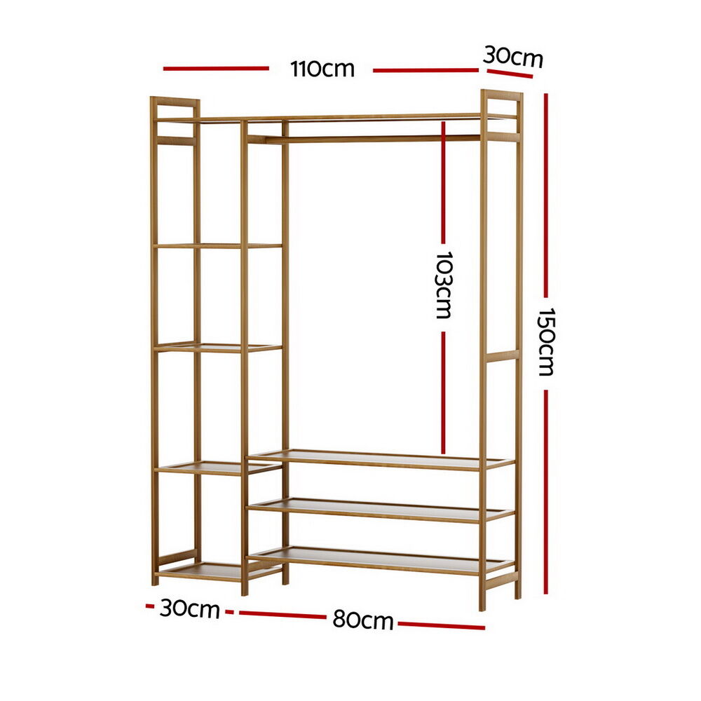 Artiss Wardrobe Clothes Rack Airer Coat Stand Price