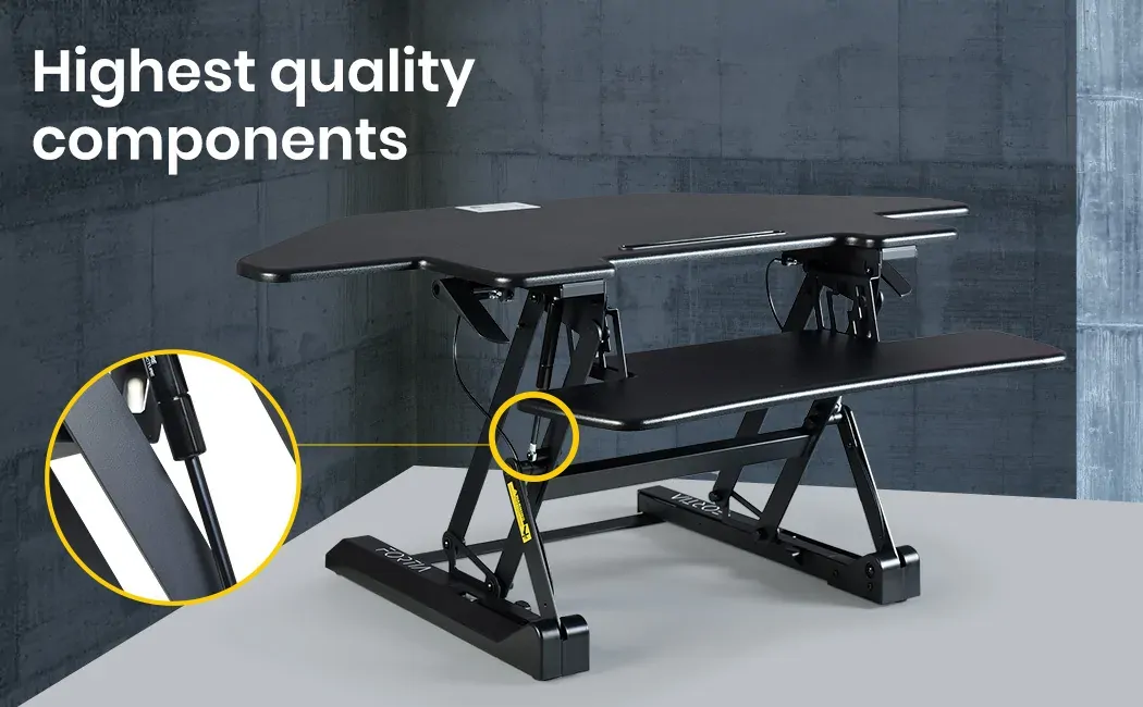 FORTIA Desk Riser Monitor Standing Stand For Corner Desk Adjustable Price