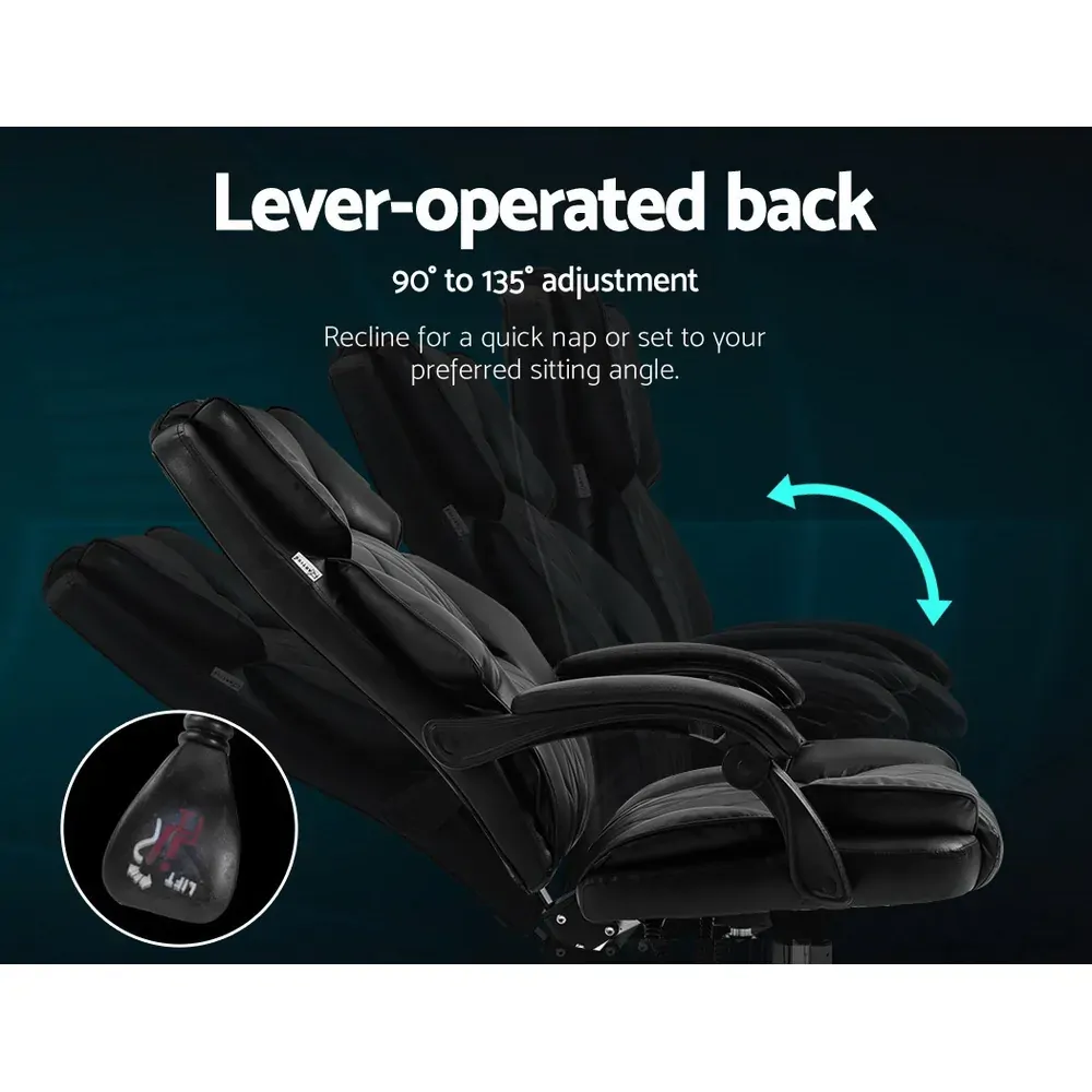Executive Office Chair Leather Gaming Computer Desk Chairs Recliner Price