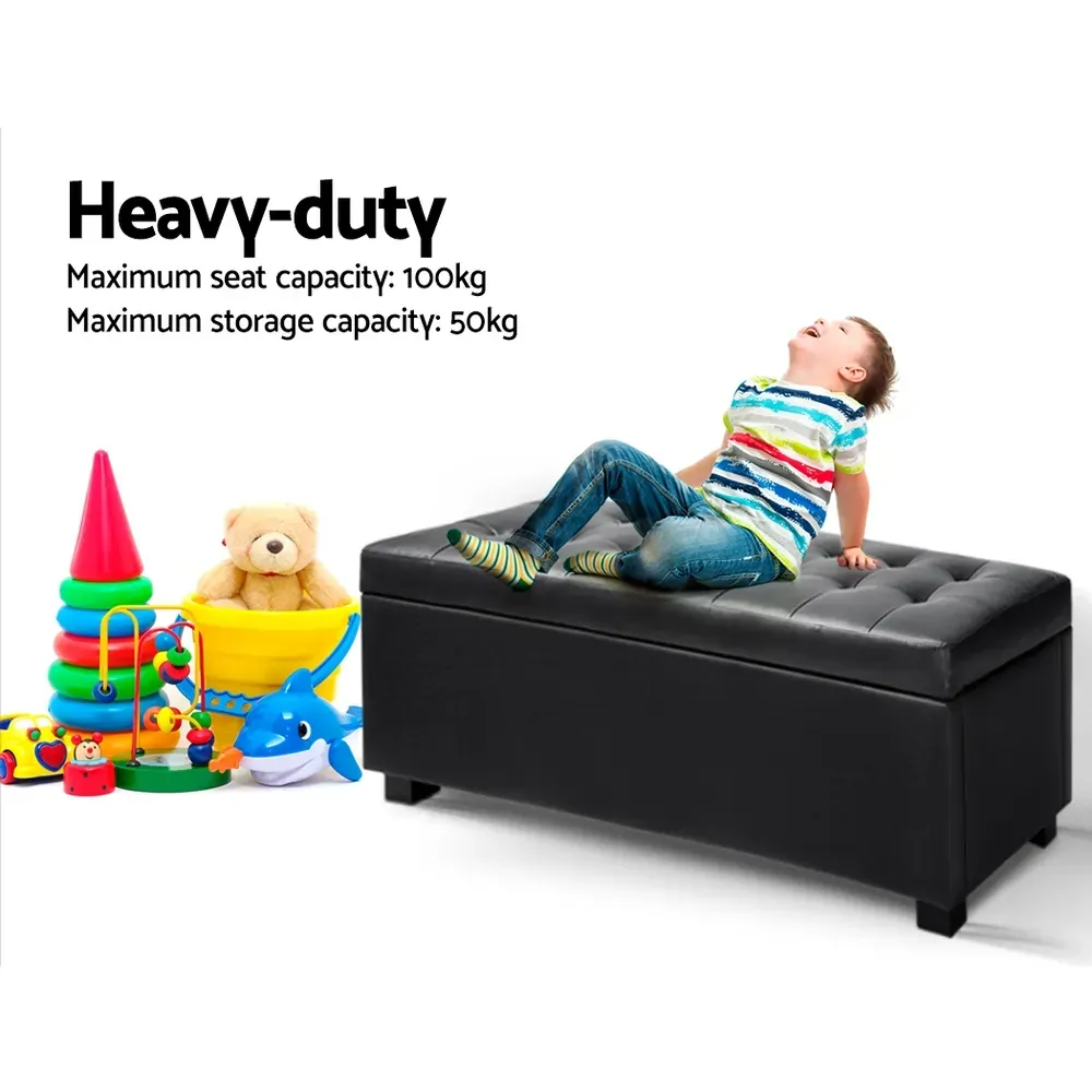 PU Leather Storage Ottoman Price