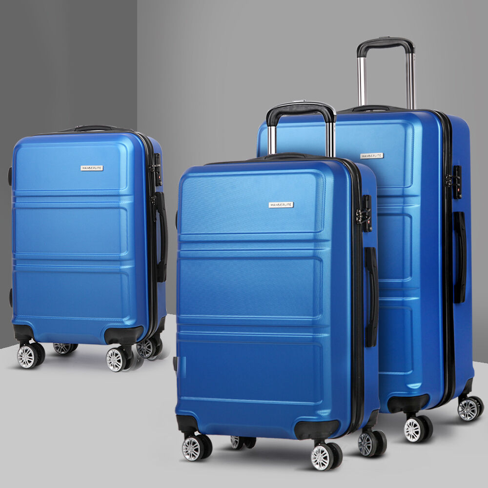 Luggage Trolley Travel Suitcase Set TSA Lock Hard Case Price