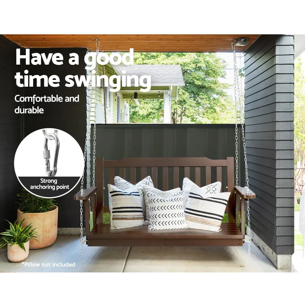 Porch Swing Chair with Chain Garden Bench Outdoor Furniture Wooden Price