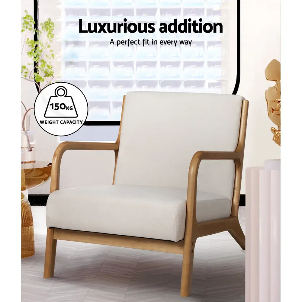 Armchair Lounge Chair Accent Armchairs Couch Sofa Bedroom Wood Price