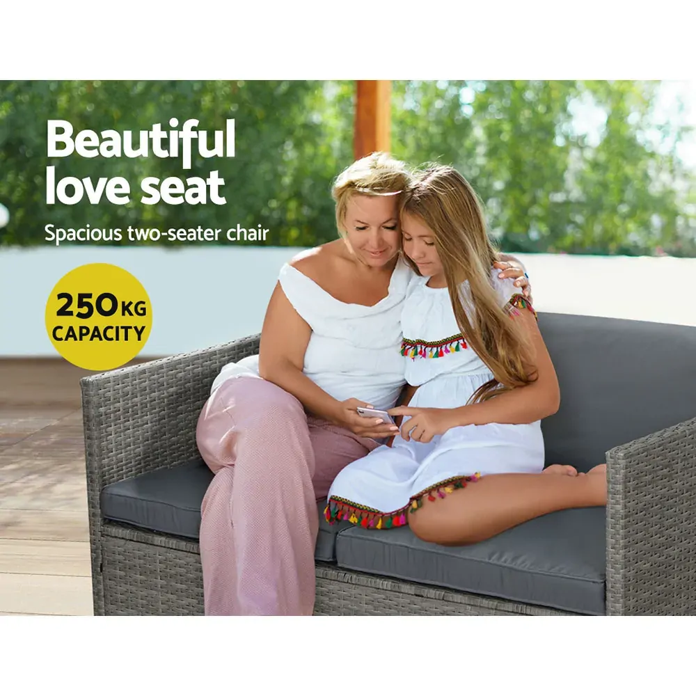 Outdoor Furniture Sofa Set Wicker Lounge Setting Table Chairs Price