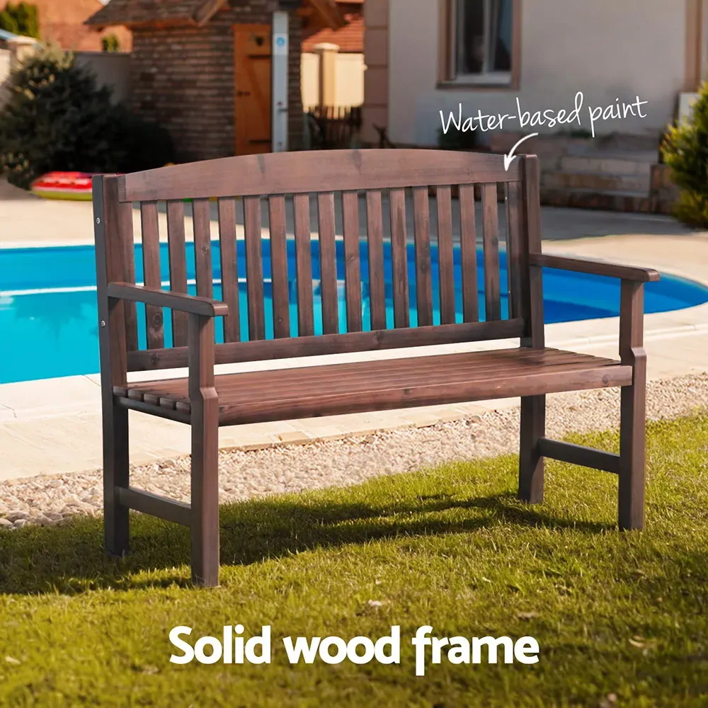 Outdoor Garden Bench Seat Wooden Chair Patio Furniture Timber Lounge Price