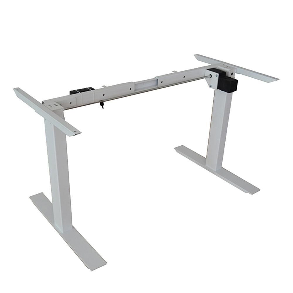 Standing Desk Height Adjustable Sit Stand Motorised Grey Dual Motors Frame Price