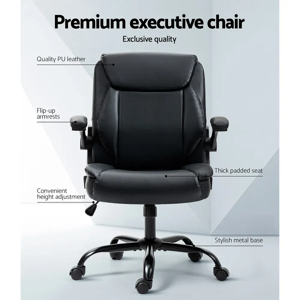 Office Chair Leather Computer Desk Chairs Executive Gaming Study Price