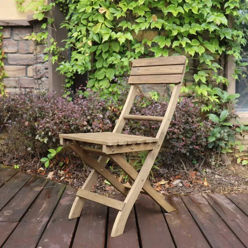 Folding Bistro Set Solid Fir Wood Table Garden Outdoor Lounge Price