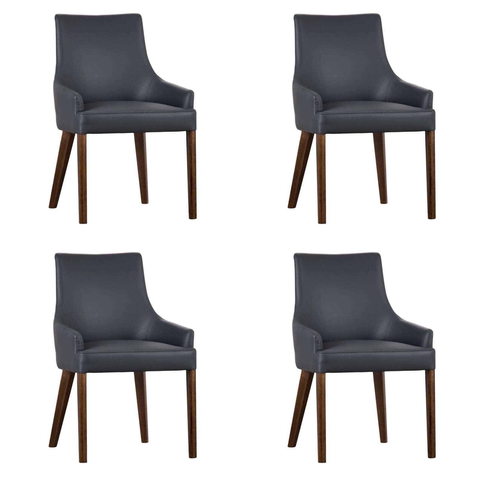 Tuberose Dining Chair PU Leather Solid Acacia Timber Wood Furniture Price