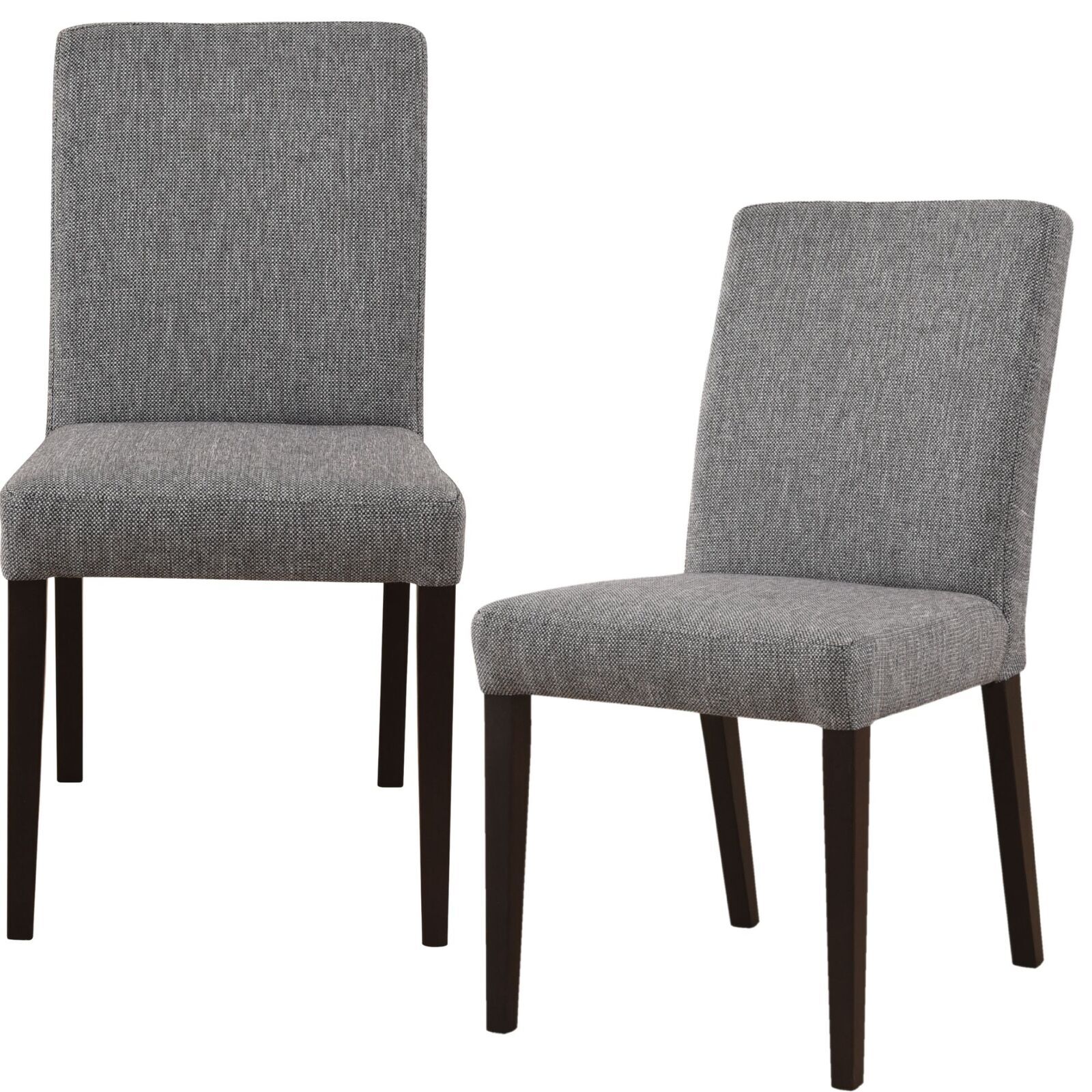 Dining Chair Fabric Upholstered Solid Acacia Wood - Granite Price