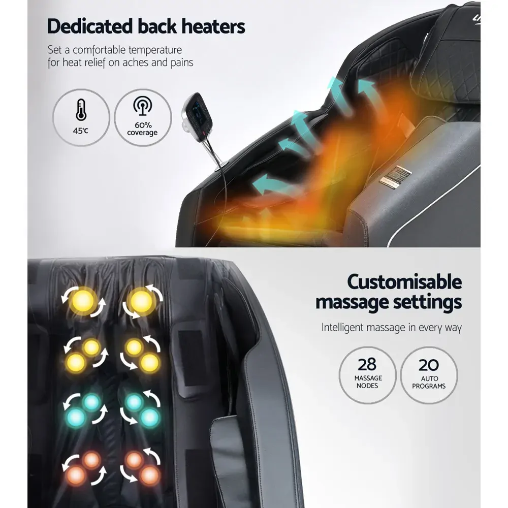 Electric Massage Chair Full Body Reclining Zero Shiatsu Heating Massager Price