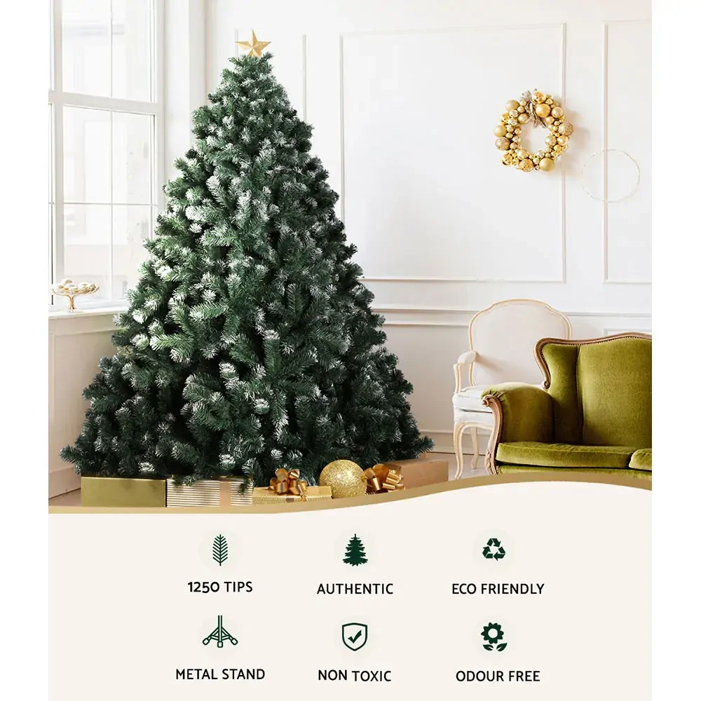 Jingle Jollys Christmas Tree Xmas Trees Decorations Snowy Tips Price