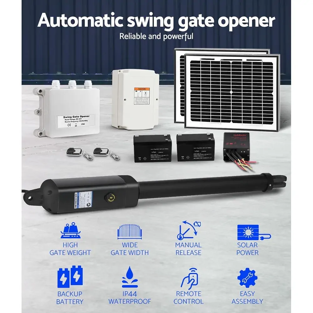 Swing Gate Opener Automatic Electric Solar Power Remote Control Price