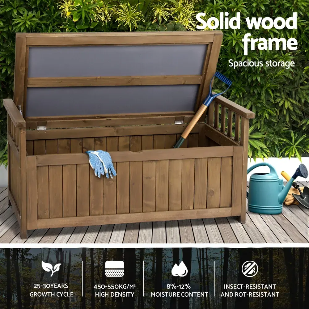 Outdoor Storage Box Wooden Garden Bench Chest Toy Tool Sheds Furniture Price