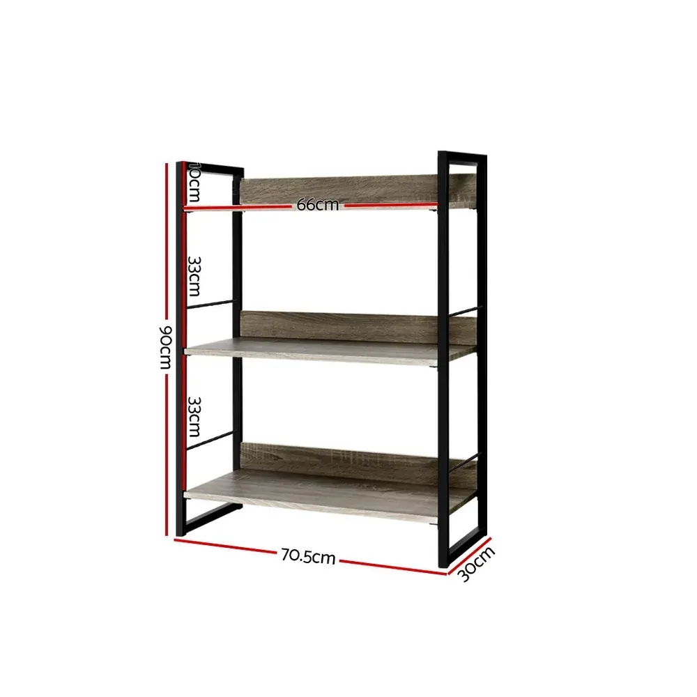 Bookshelf Display Shelves Metal Bookcase Wooden Book Shelf Wall Storage Price